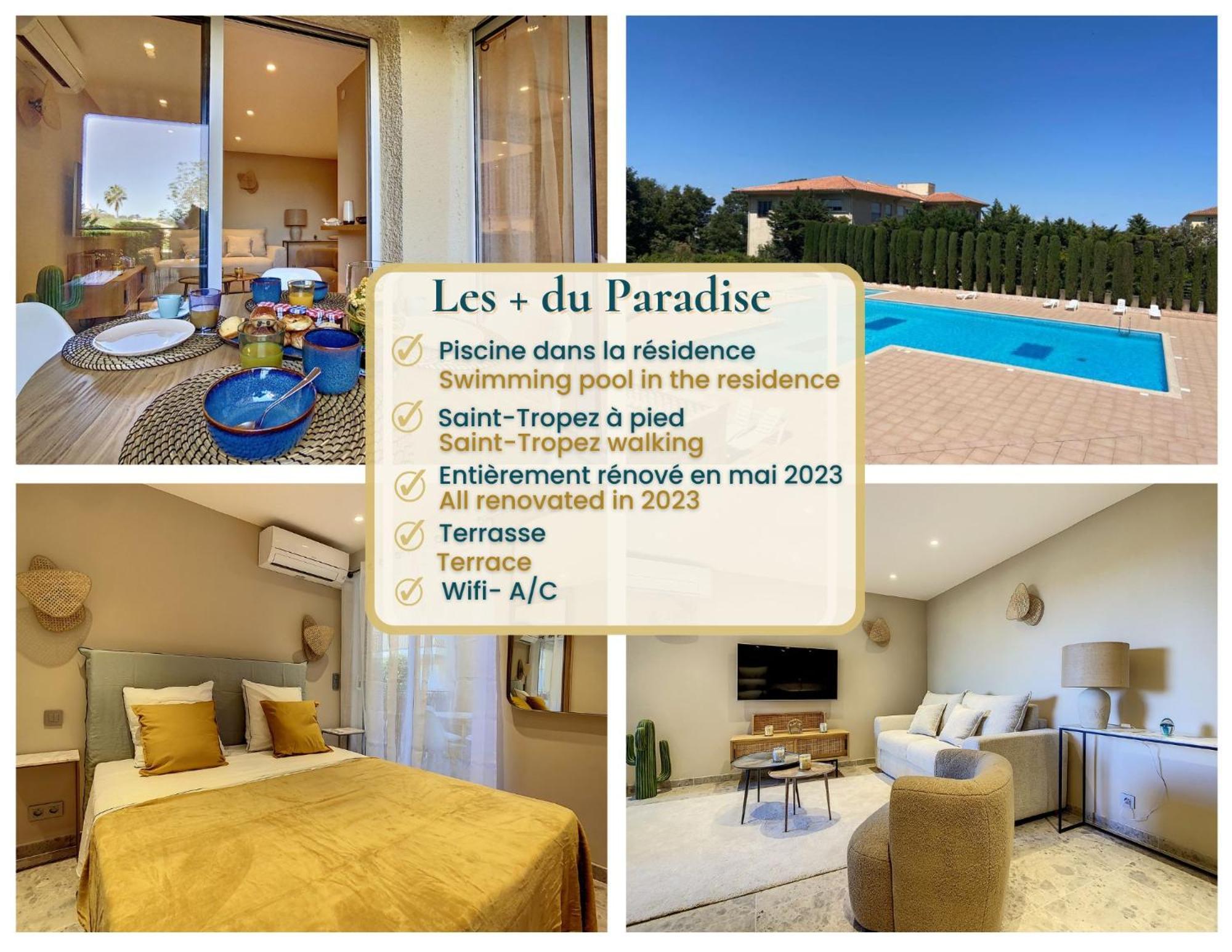 Paradise- Saint-tropez- Piscine Apartment Saint-Tropez