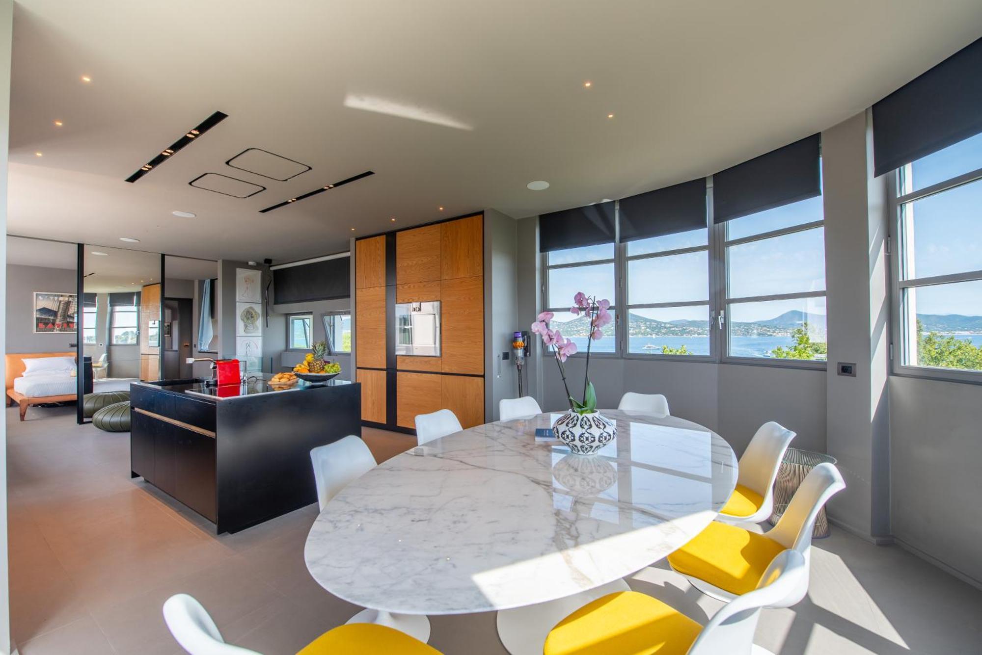 Apartment La Rotonda - Incredible Mediterraneen And St Tropez View 360! Centre 5 Mns *