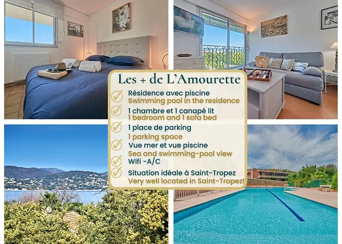 L\'Amourette - Appartement 4 Personnes - Piscine Parking