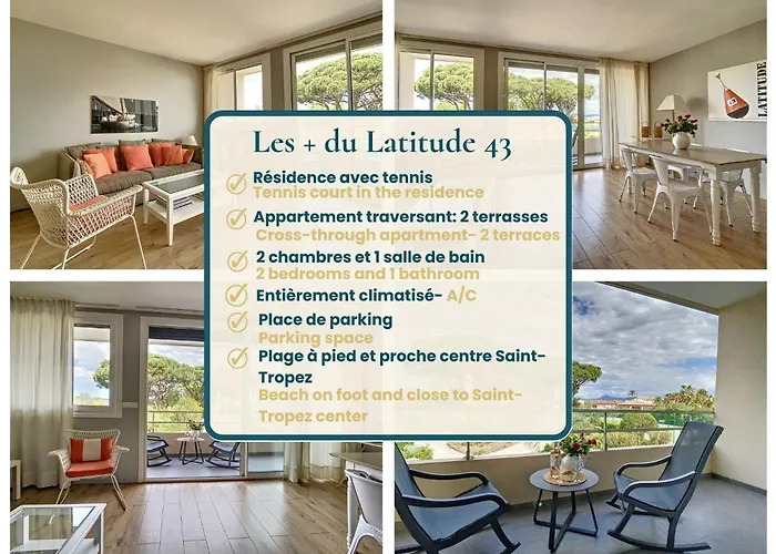Latitude 43-Apartment-Saint-Tropez-Tennis