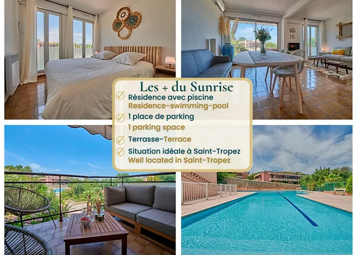 Sunrise -Swimming-Pool-Saint-Tropez Center-Parking
