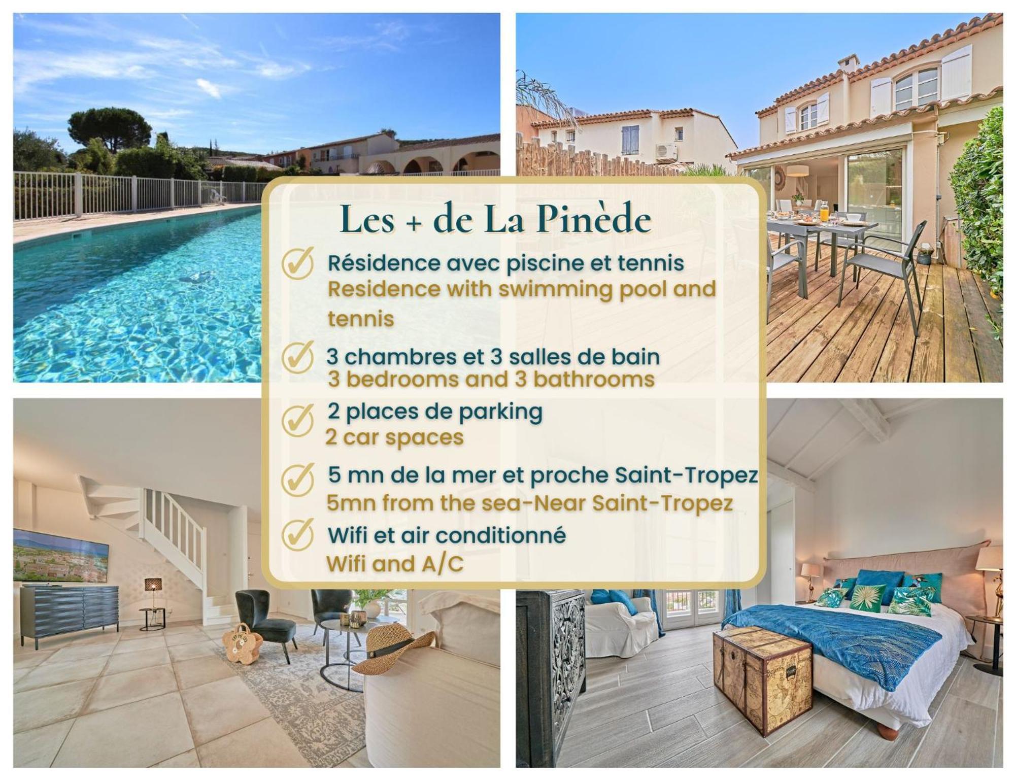 House 3 Bedrooms-3 Bathrooms-swimming Pool-tennis Holiday home