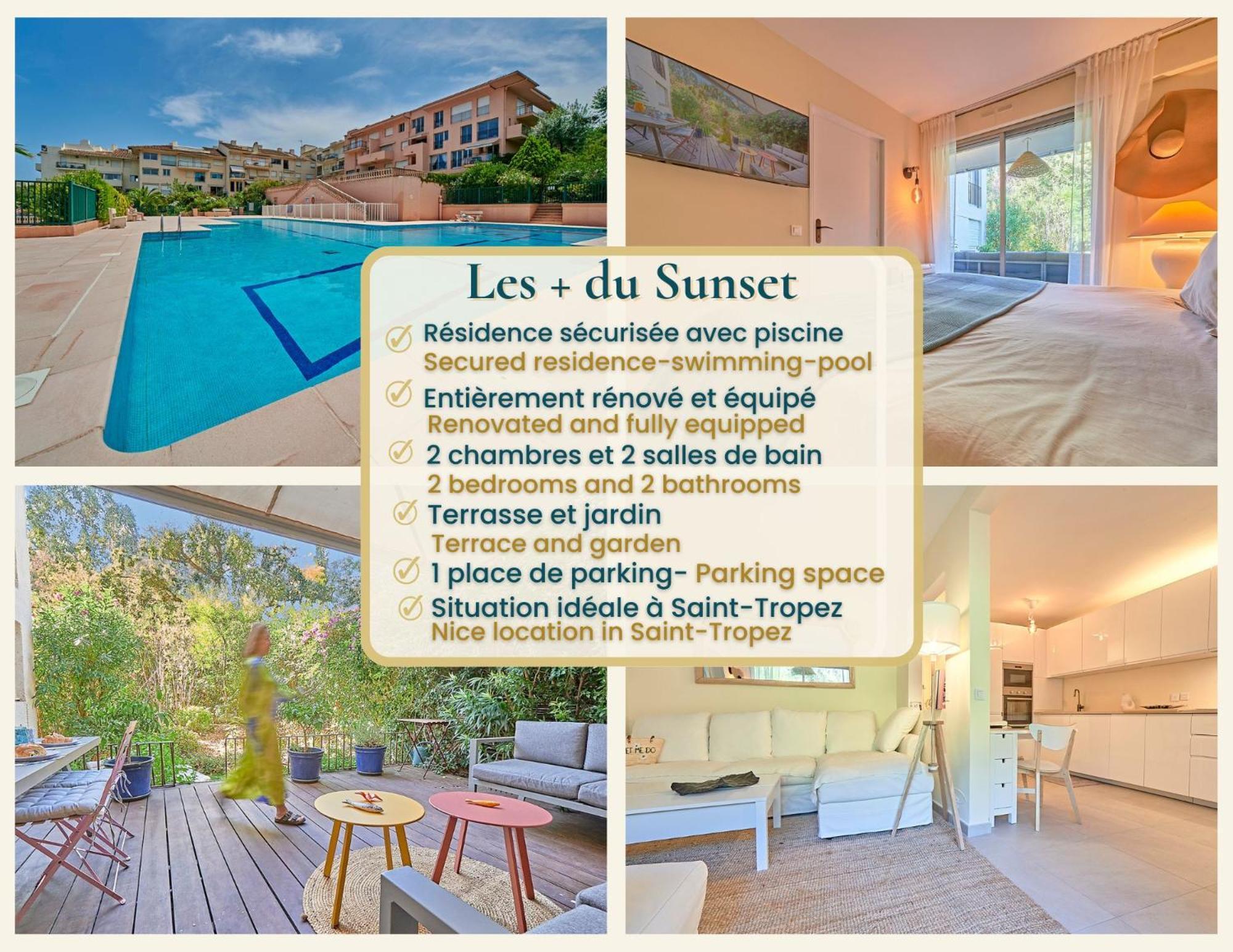 Sunset-apartment St-tropez-swimming Pool-parking *