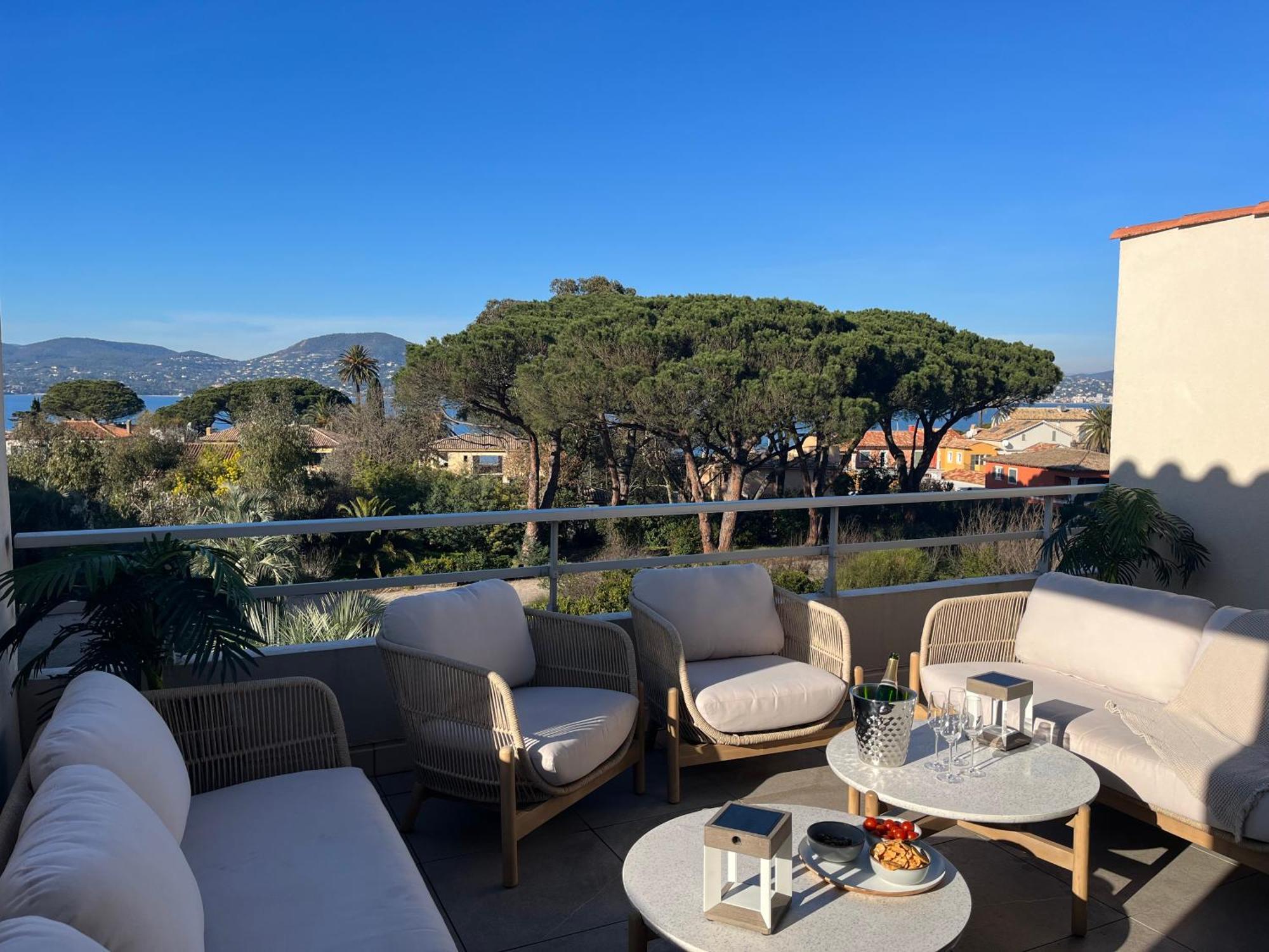 Terrasse Vue - 6 Pers, 3 Et Parking A St Tropez *