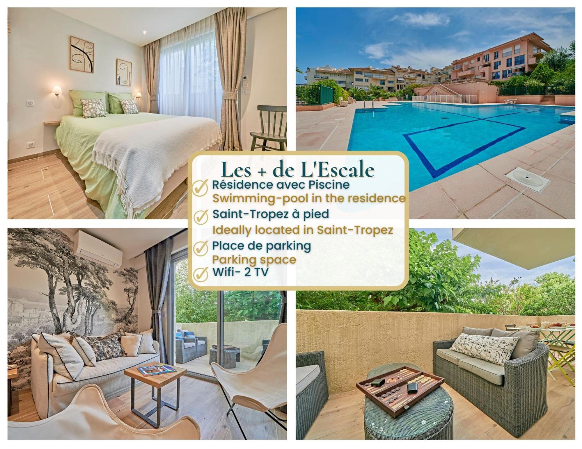 L'escale-appartement Saint-tropez-4 Personnes- Piscine-garage Apartment Saint-Tropez
