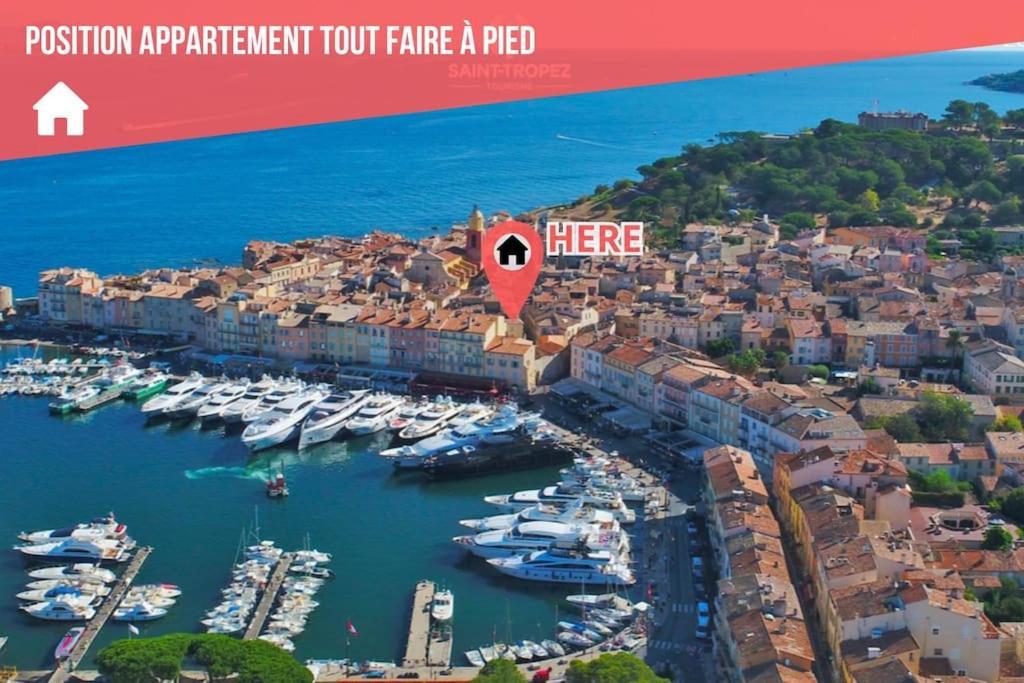 Apartment Cosy - Climatise - 2 Pas Du Port - Place Aux Herbes Saint-Tropez