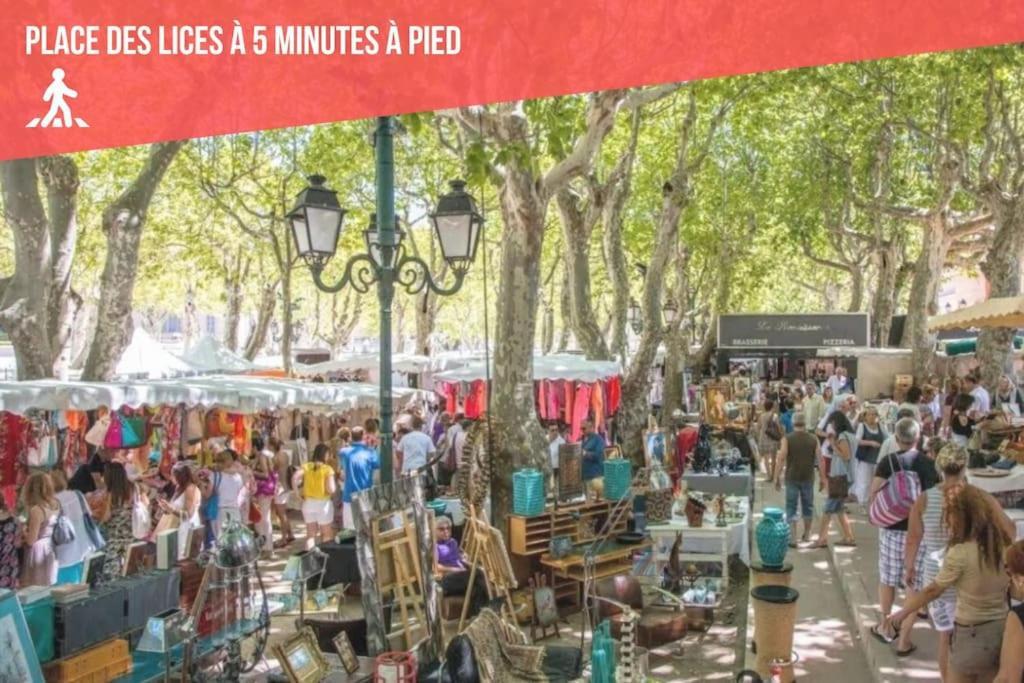 Apartment Cosy - Climatise - 2 Pas Du Port - Place Aux Herbes *